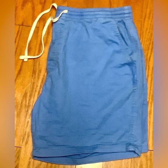 Men’s Large (36-38) LANDS END Light Blue Elastic Drawstring No Fly Shorts - Picture 6 of 14